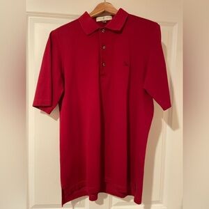 Fairway & Greene Mens Red Polo Golf Shirt. 100% Cotton. Size M. Barely worn.
